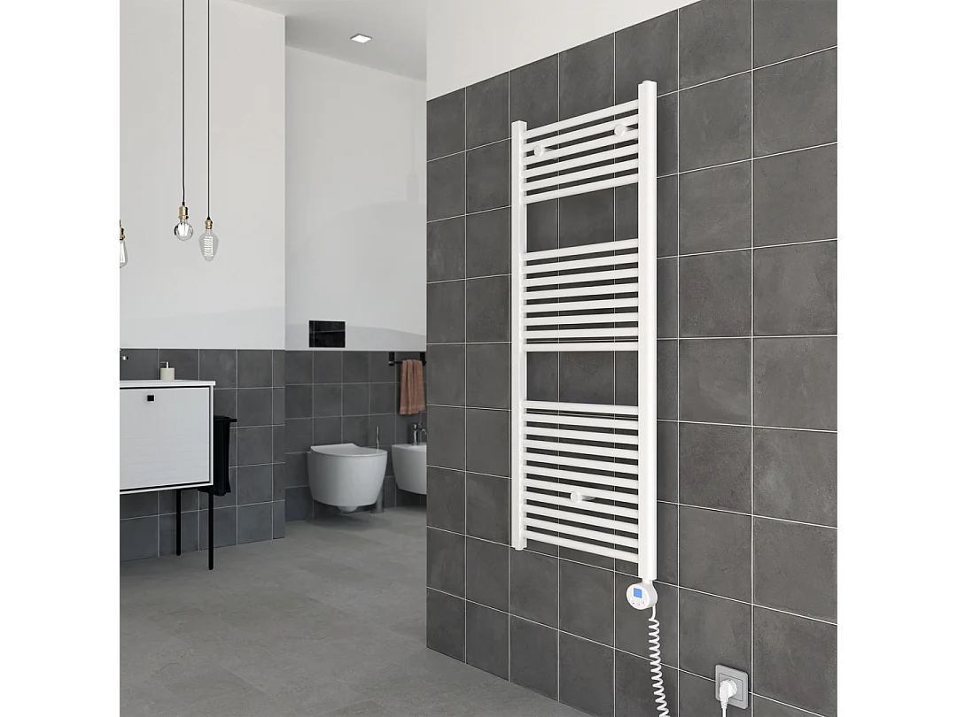 Termoradiateur De Salle De Bain Électrique 60X180 Thermostat Réglable