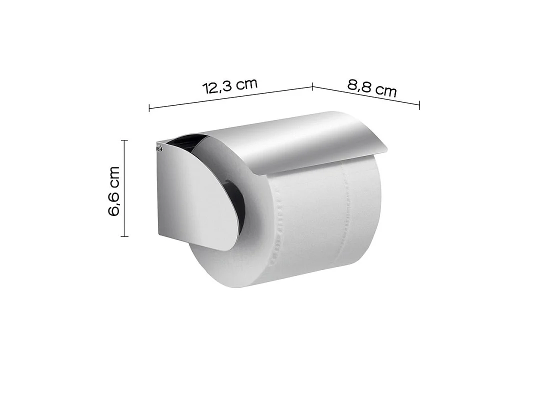 Porte-Papier Hygiénique Chromé Brossé | Loto