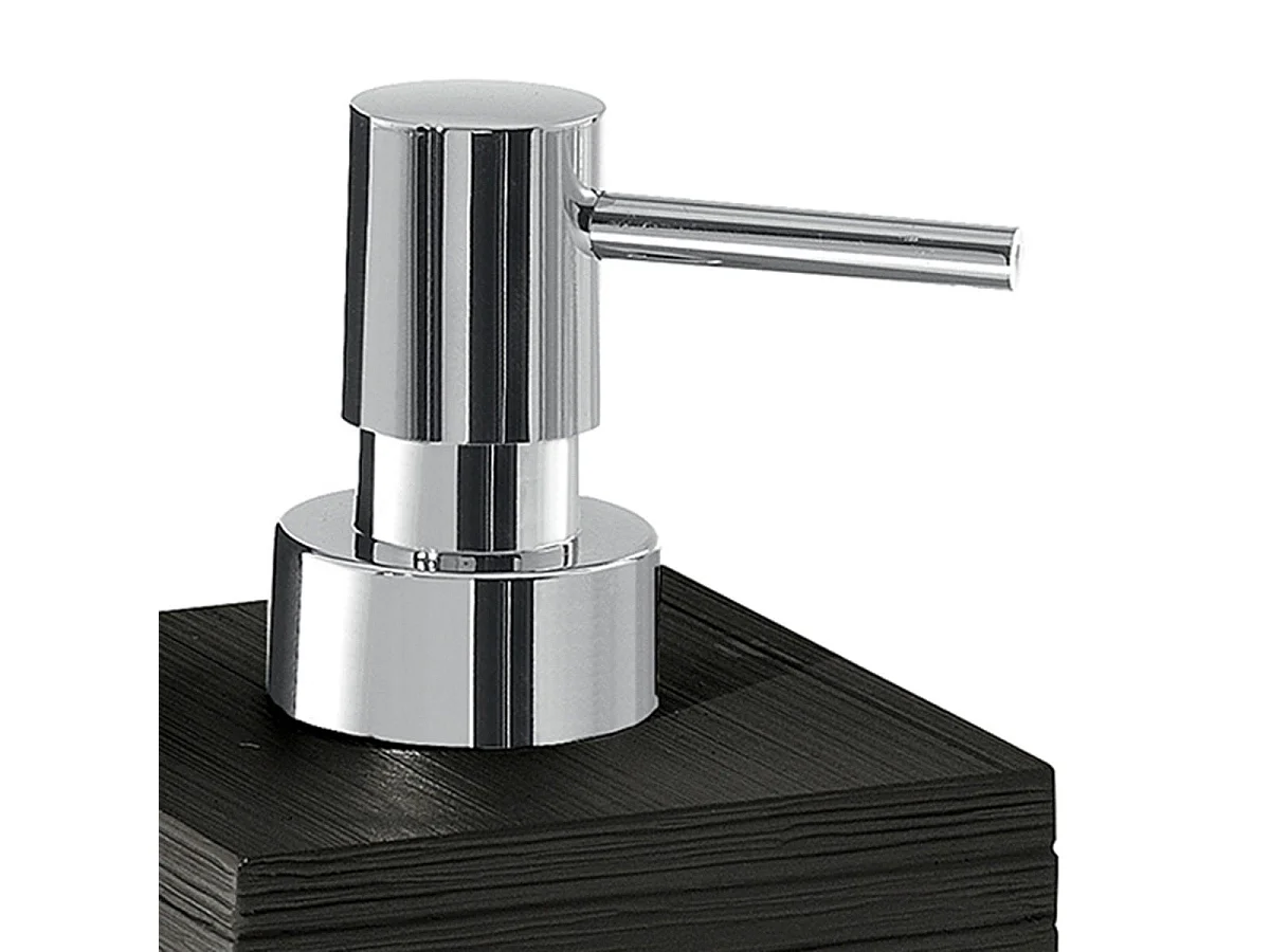 Distributeur De Savon En Résine Noire 420 Ml  | Pervinca