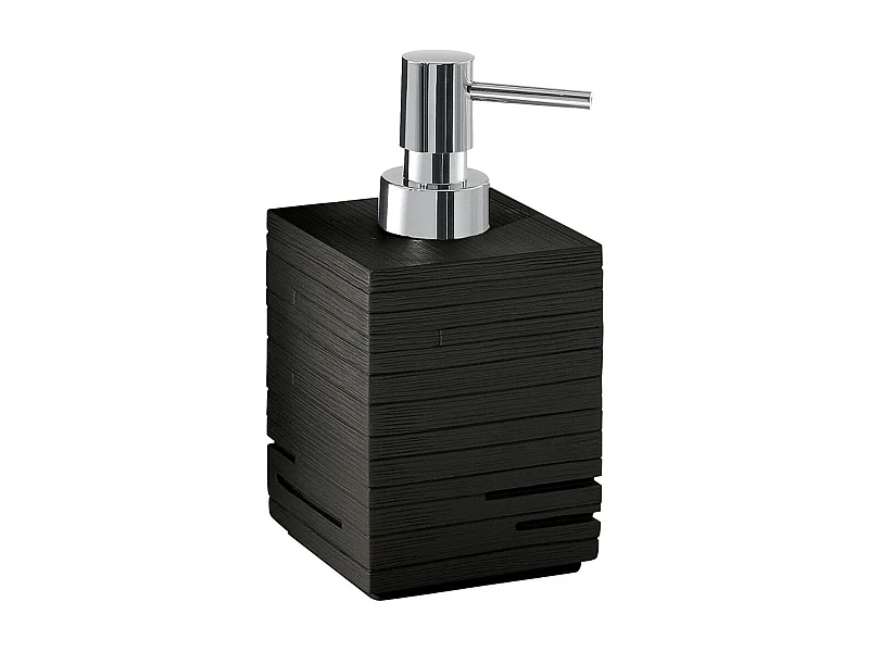 Distributeur De Savon En Résine Noire 420 Ml  | Pervinca
