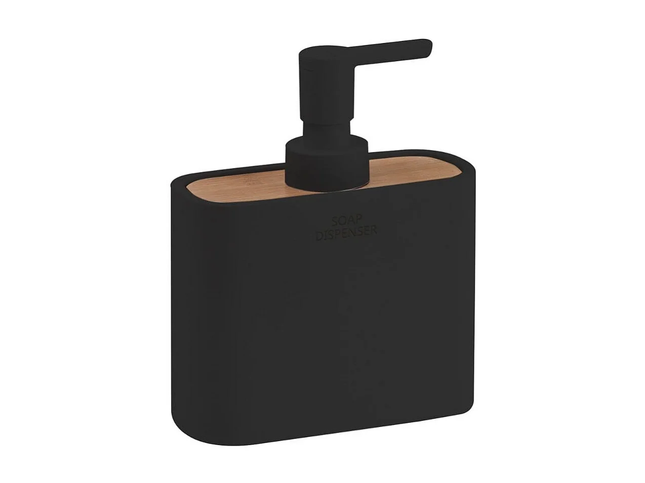Distributeur De Savon 300 Ml Noir Bambou | Alisso