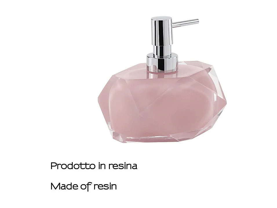 Distributeur De Savon En Résine Rose  | Aster