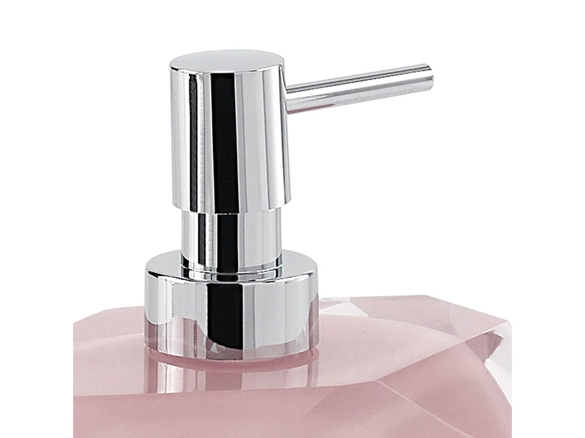 Distributeur De Savon En Résine Rose  | Aster