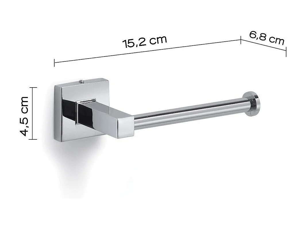 Porte-Papier Hygiénique Mural En Acier Inoxydable Chromé