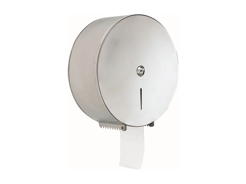 Distributeur De Rouleaux De Papier Toilette Max. 31Cm Avec Serrure De Sécurité Acier Inoxydable Chromé