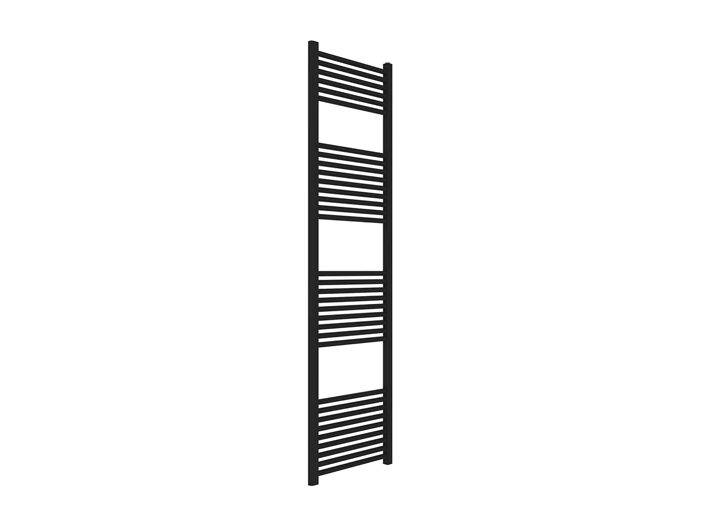 Radiateur En Acier Noir Pour Salle De Bain 60X180
