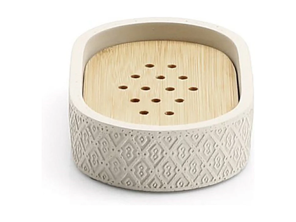 Porte-Savon En Ciment Gris  | Anemone