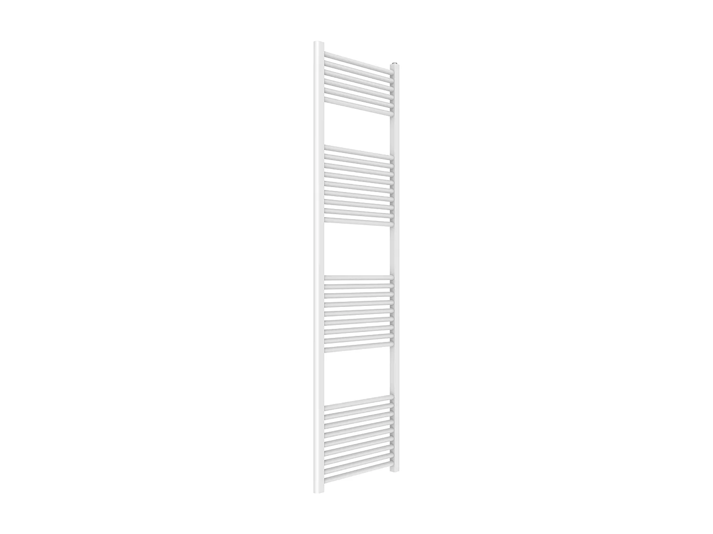 Radiateur Seche-Serviettes 50X180 En Acier Blanc 33 Tubes