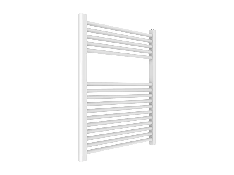 Radiateur De Salle De Bains 65X77 En Acier Blanc