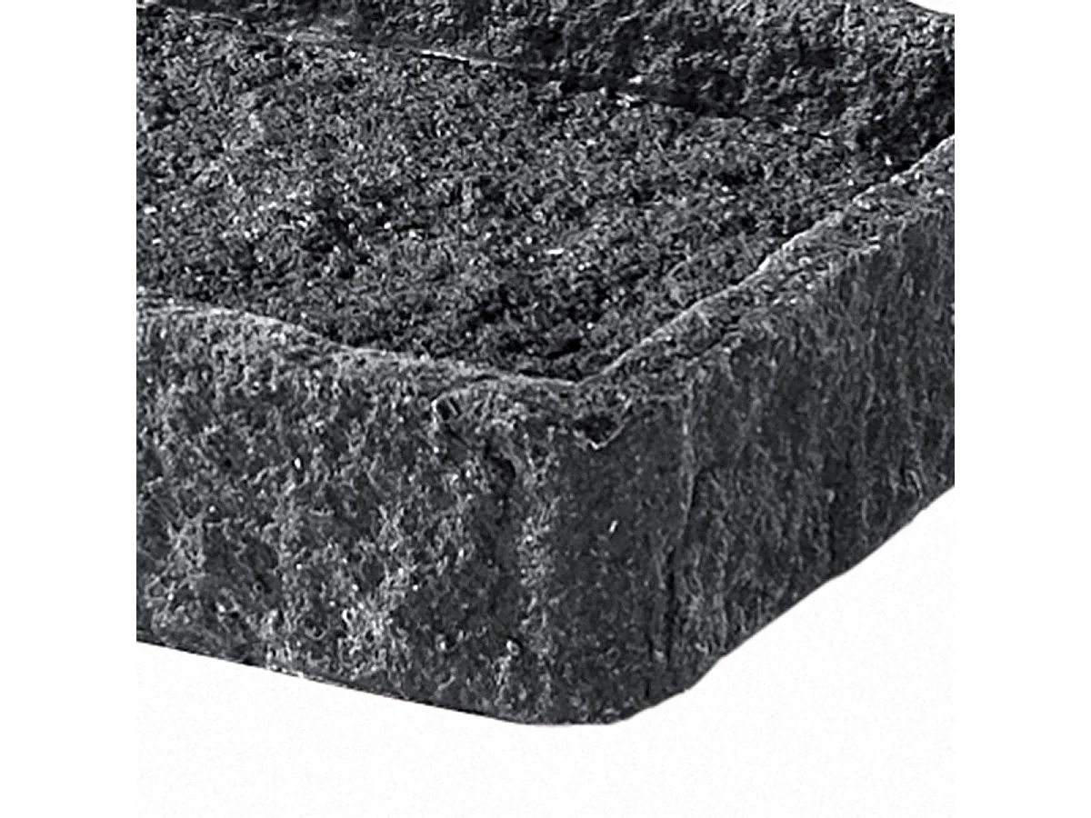 Porte-Savon En Résine Anthracite Rectangulaire | Gelso