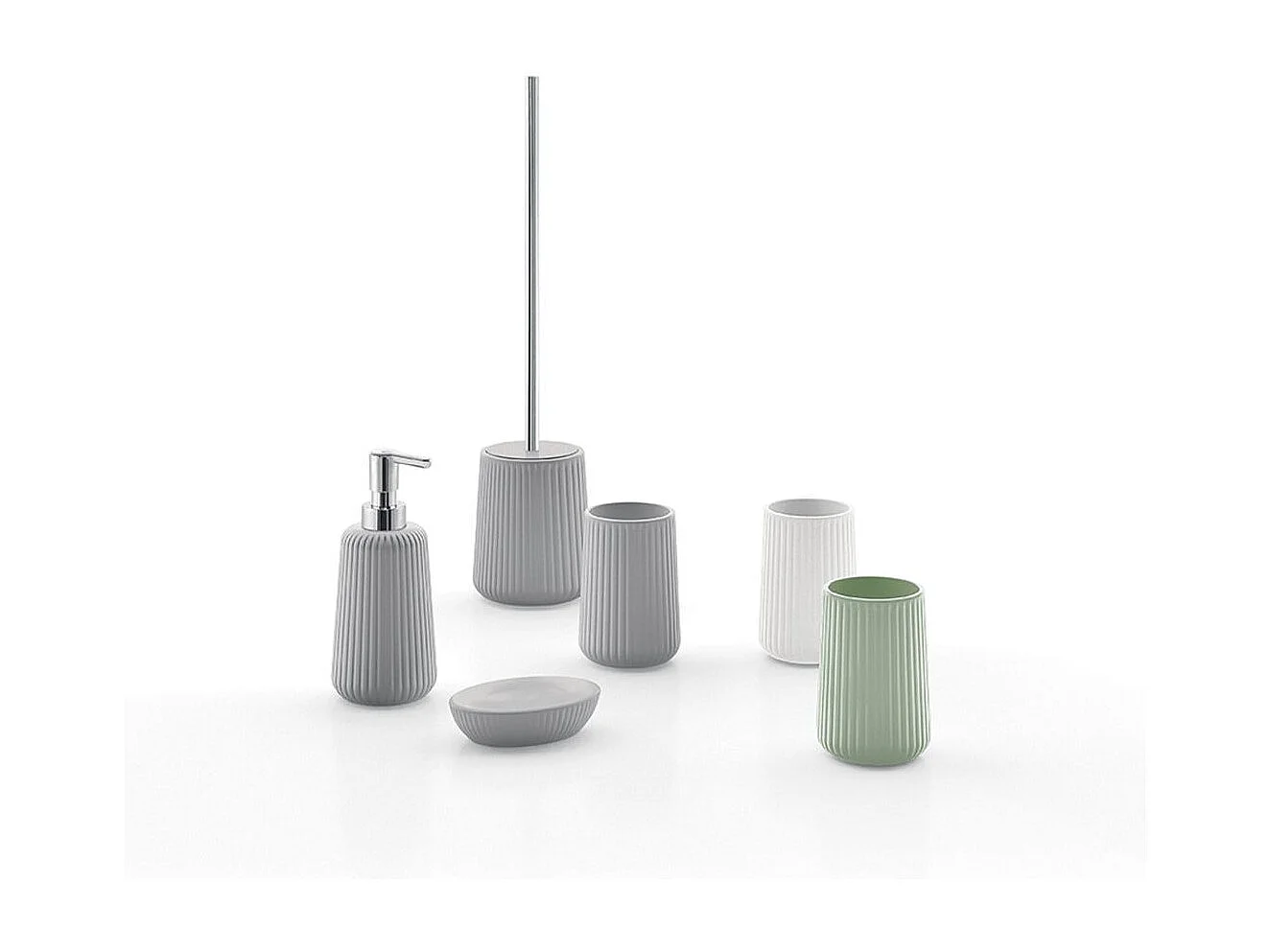 Porte-Savon En Céramique Vert Sauge | Malva