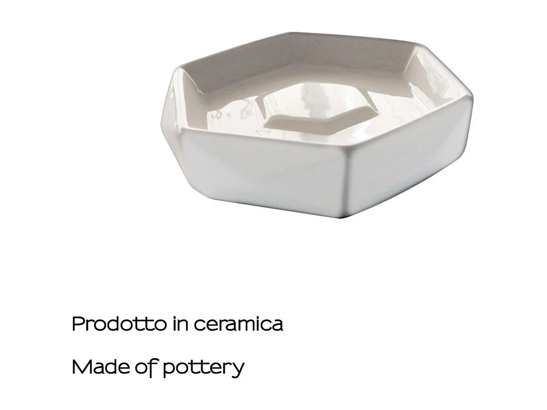 Porte-Savon En Céramique Blanche | Biancospino