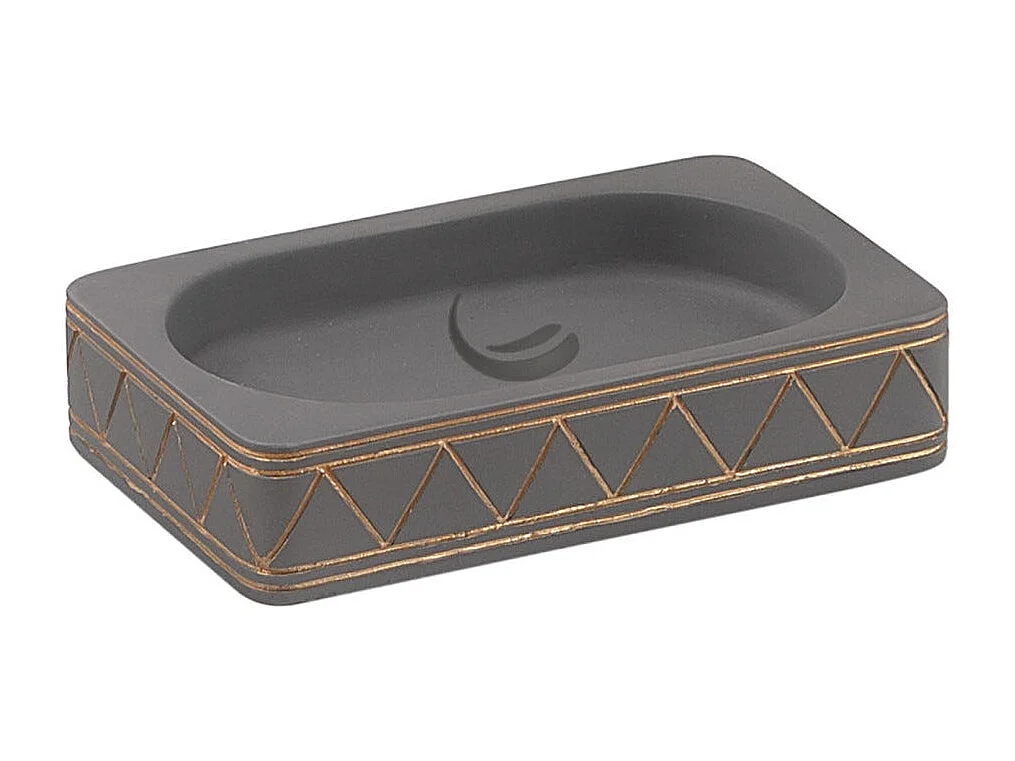 Porte-Savon Rectangulaire En Béton Gris  | Giglio