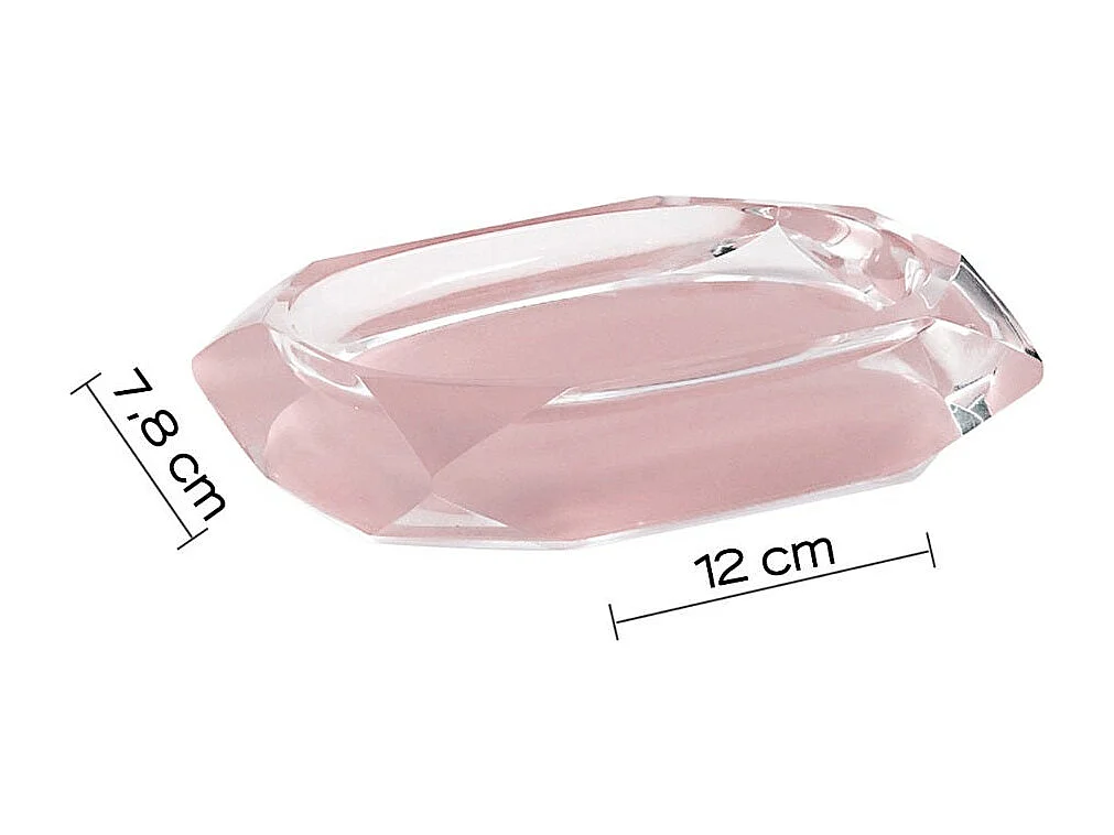 Porte-Savon En Résine Rose | Aster