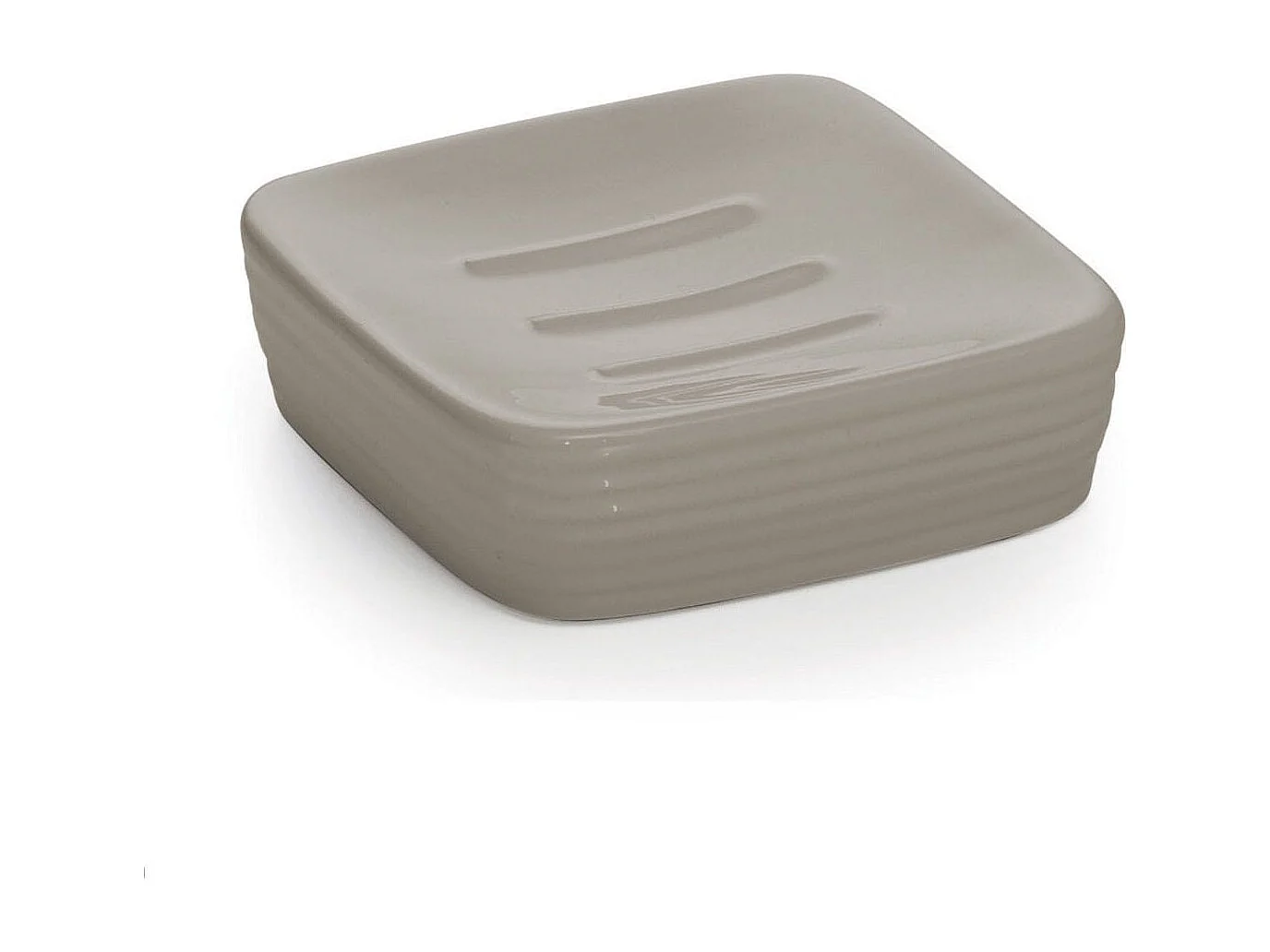 Porte-Savon En Céramique Gris Pigeon Clair | Calla