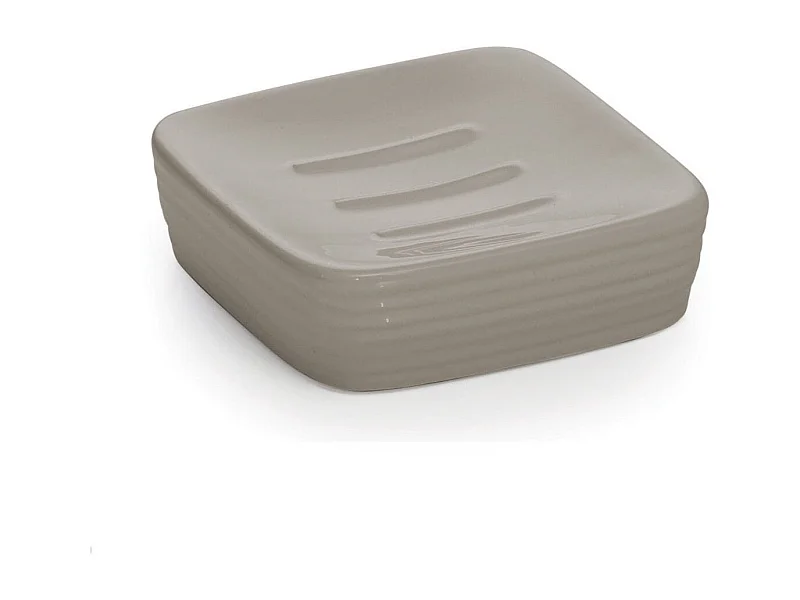 Porte-Savon En Céramique Gris Pigeon Clair | Calla