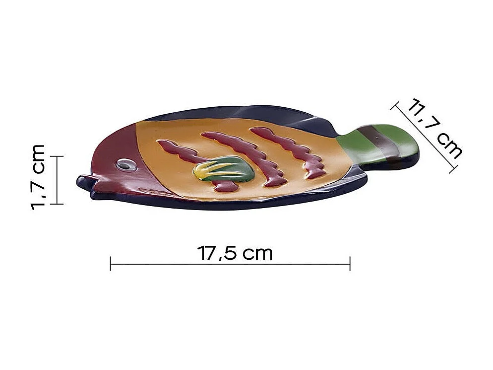 Porte-Savon En Résine Turquoise | Ninfea