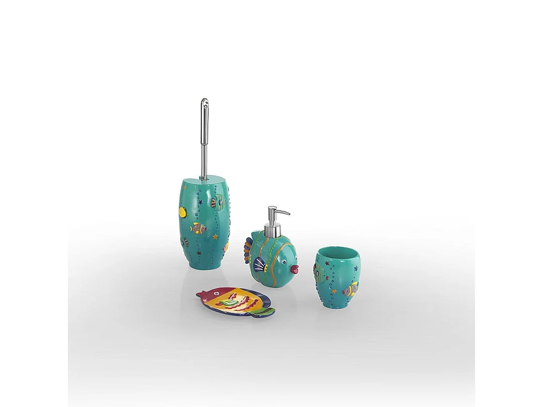 Porte-Savon En Résine Turquoise | Ninfea