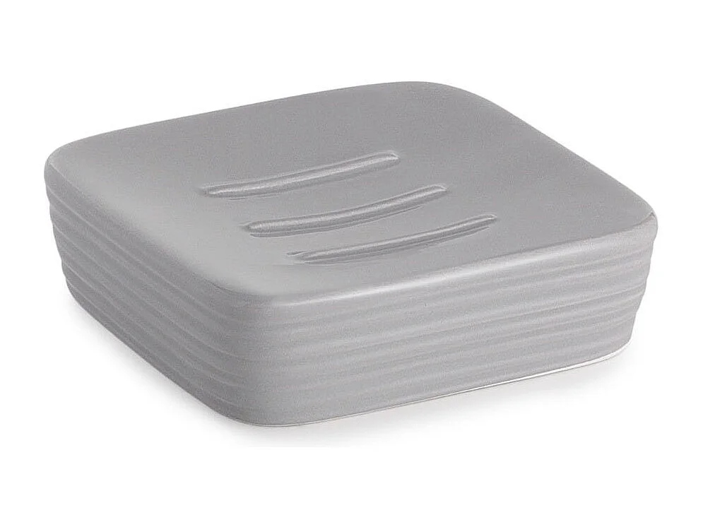 Porte-Savon En Céramique Gris  | Calla