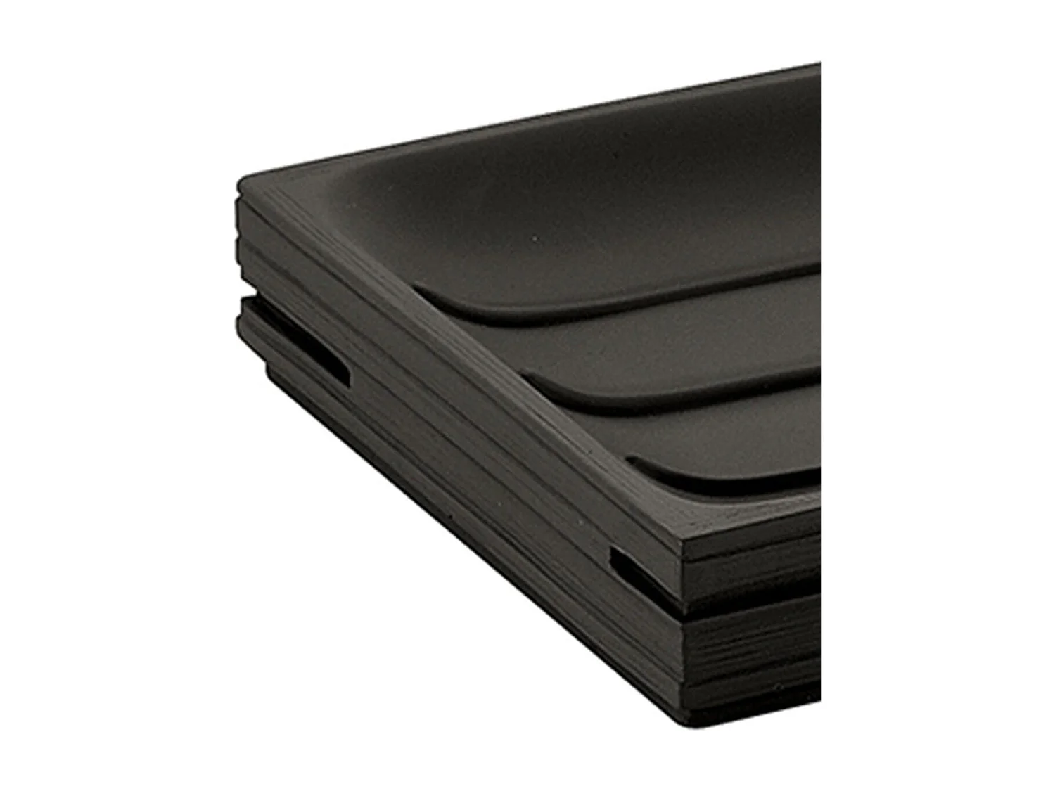 Porte-Savon Résine Noir | Pervinca