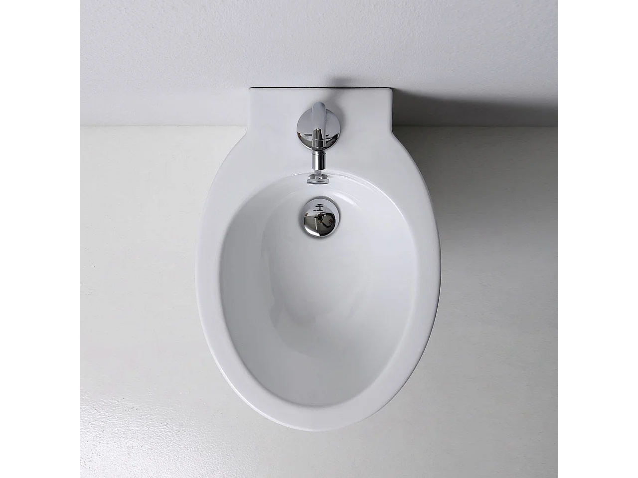 Bidet En Céramique Blanc Affleurant Au Mur | Patascoss