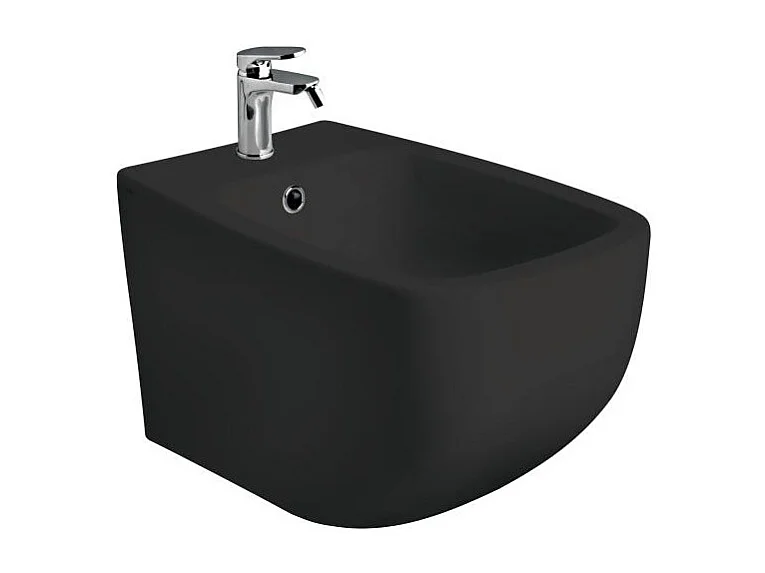 Bidet Suspendu En Céramique Noir Mat | Mozart