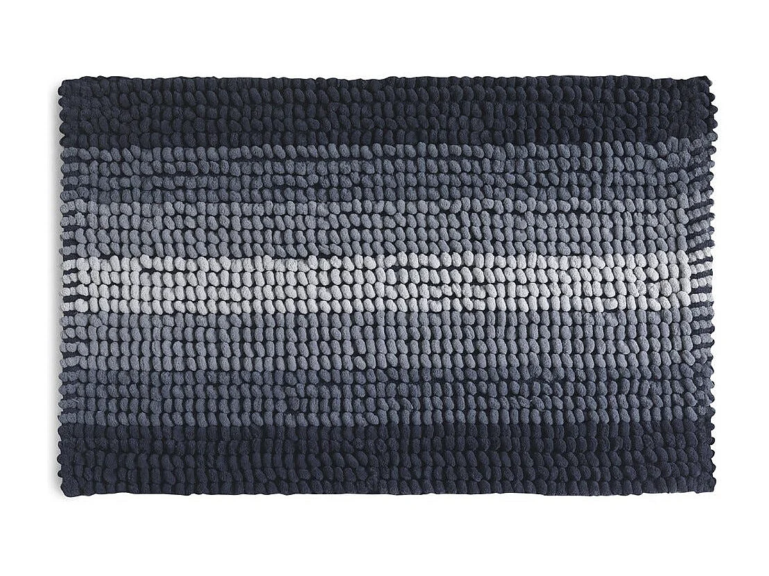 Tapis De Bain Antidérapant 50X80 Coton Et Microfibre Bleu | Benjamin