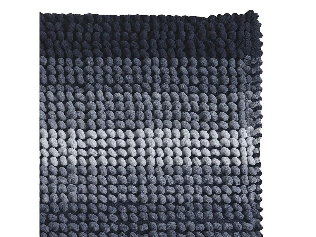 Tapis De Bain Antidérapant 50X80 Coton Et Microfibre Bleu | Benjamin