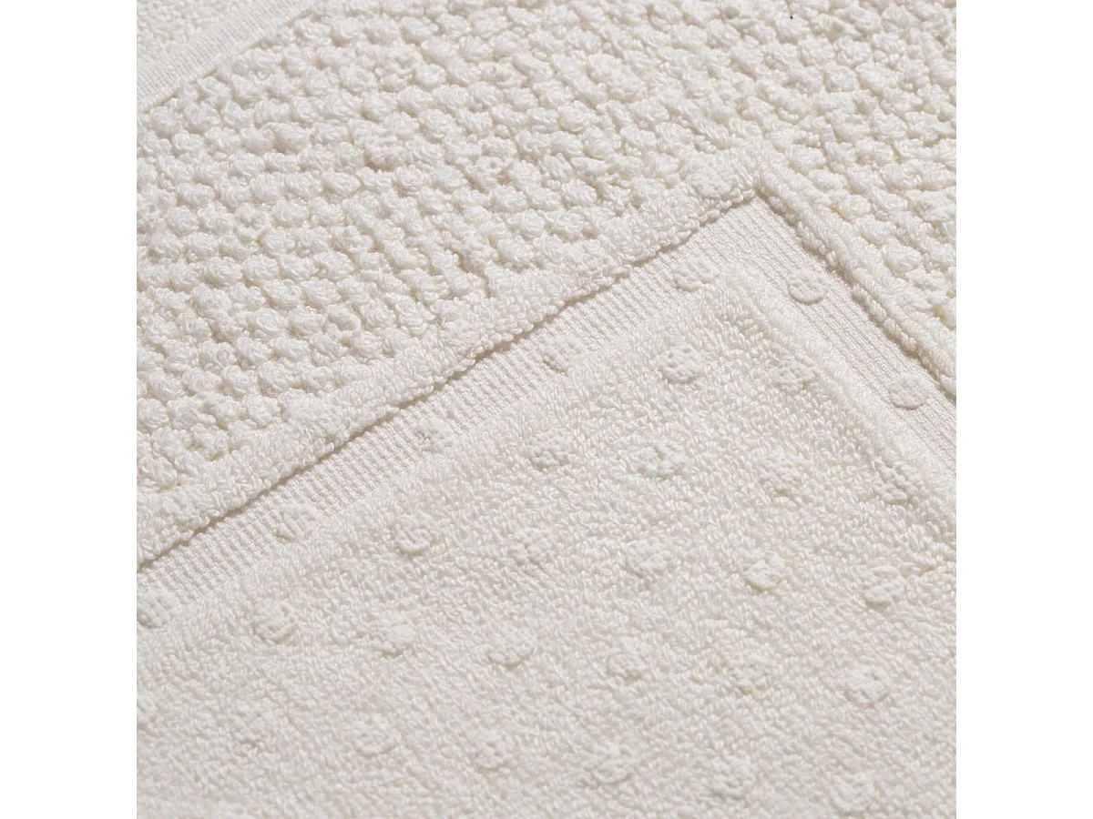 Tapis De Bain Éponge Antidérapant Ourson Ivoire | Teddy