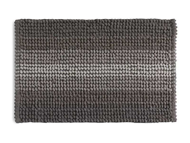 Tapis De Salle De Bain 50X80 Coton Et Microfibre Gris Tourterelle | Benjamin