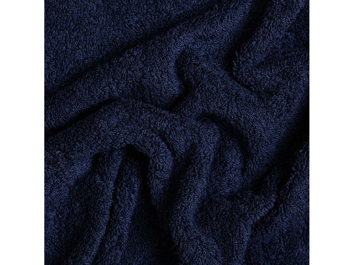 Ensemble De Serviettes Éponge Bleue Meuble De Salle De Bain Invité + Visage + Serviette  | Teddy