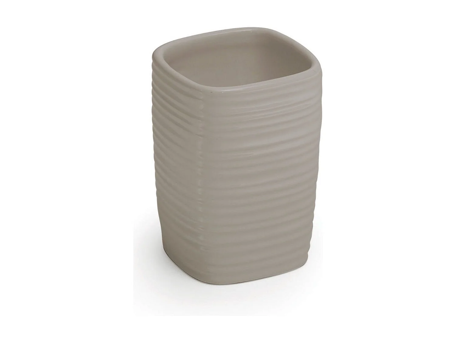 Porte-Brosse À Dents En Céramique Gris Clair | Calla