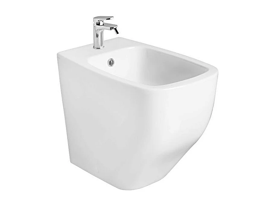 Bidet Encastré Dans Le Mur En Céramique Blanc Poli | Mozart