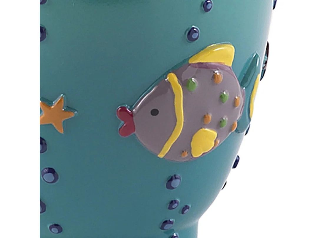 Porte-Brosse À Dents En Résine Turquoise  | Ninfea