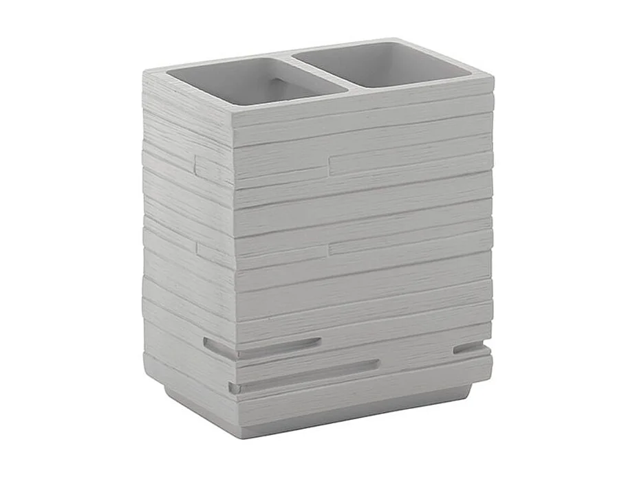 Porte-Brosse À Dents En Résine Grise | Pervinca