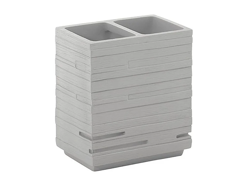 Porte-Brosse À Dents En Résine Grise | Pervinca