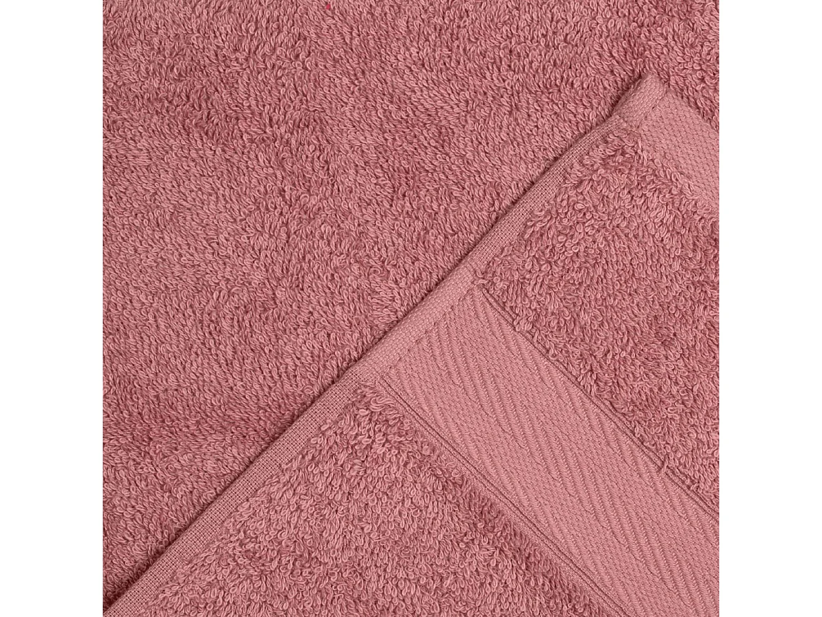 Set De Bain 3 Tailles Différentes Serviettes En Coton Rose Gerbera | Teddy