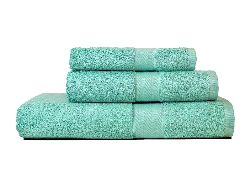 Ensemble Coordonné De 3 Serviettes De Bain De Différentes Tailles Cotton Capri | Teddy