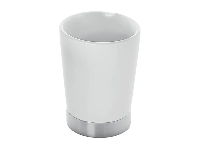 Porte-Brosses À Dents En Céramique Blanche À Poser  | Lilly