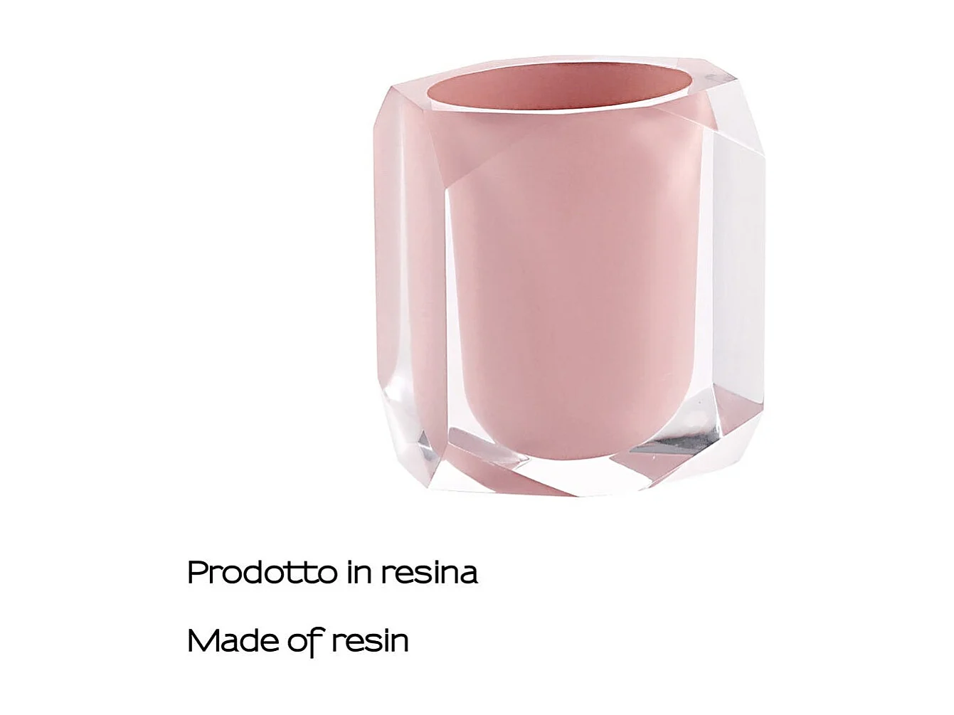 Porte-Brosse À Dents En Résine Rose | Aster