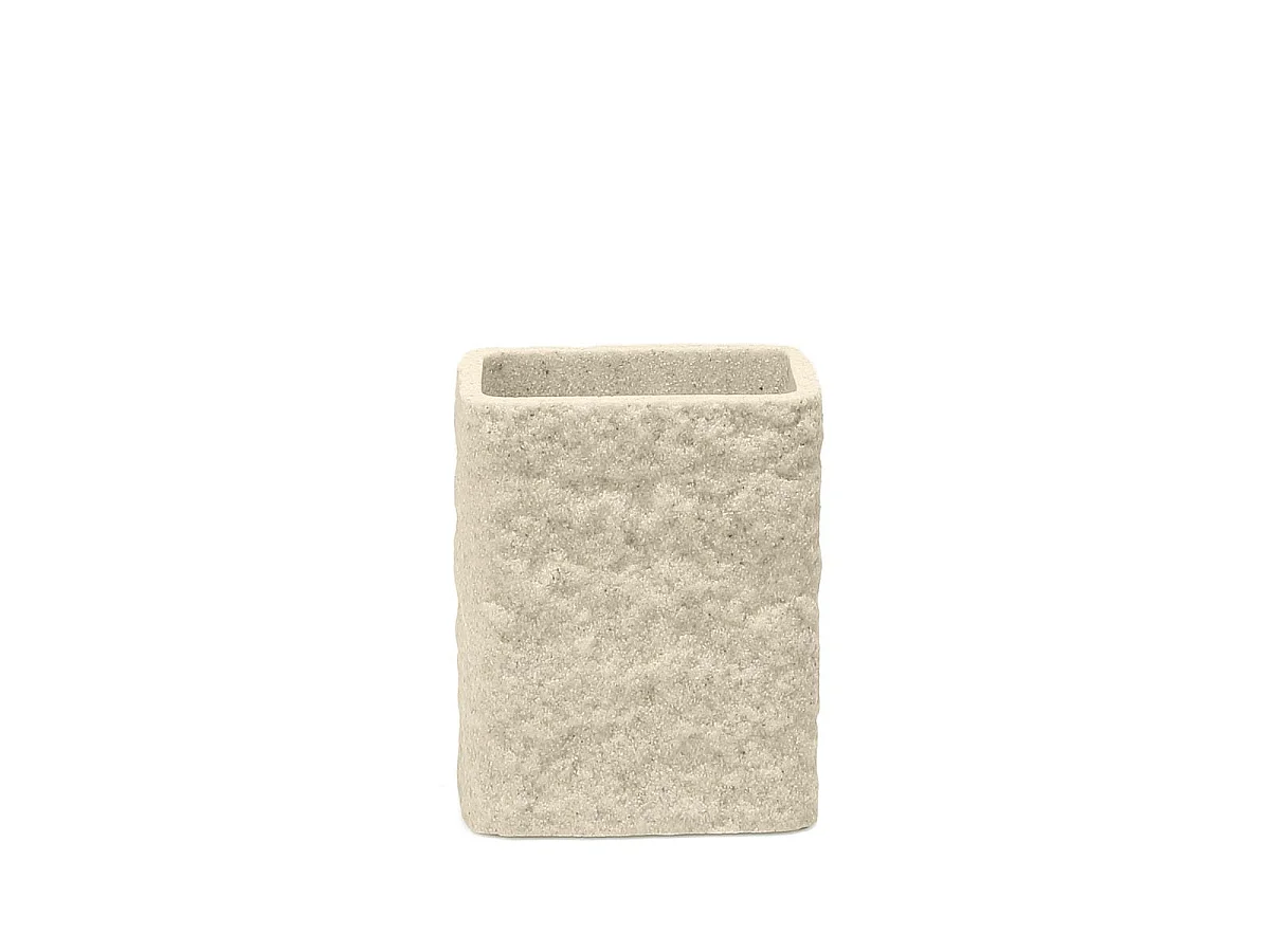 Porte-Brosse À Dents En Résine Beige  | Gelso