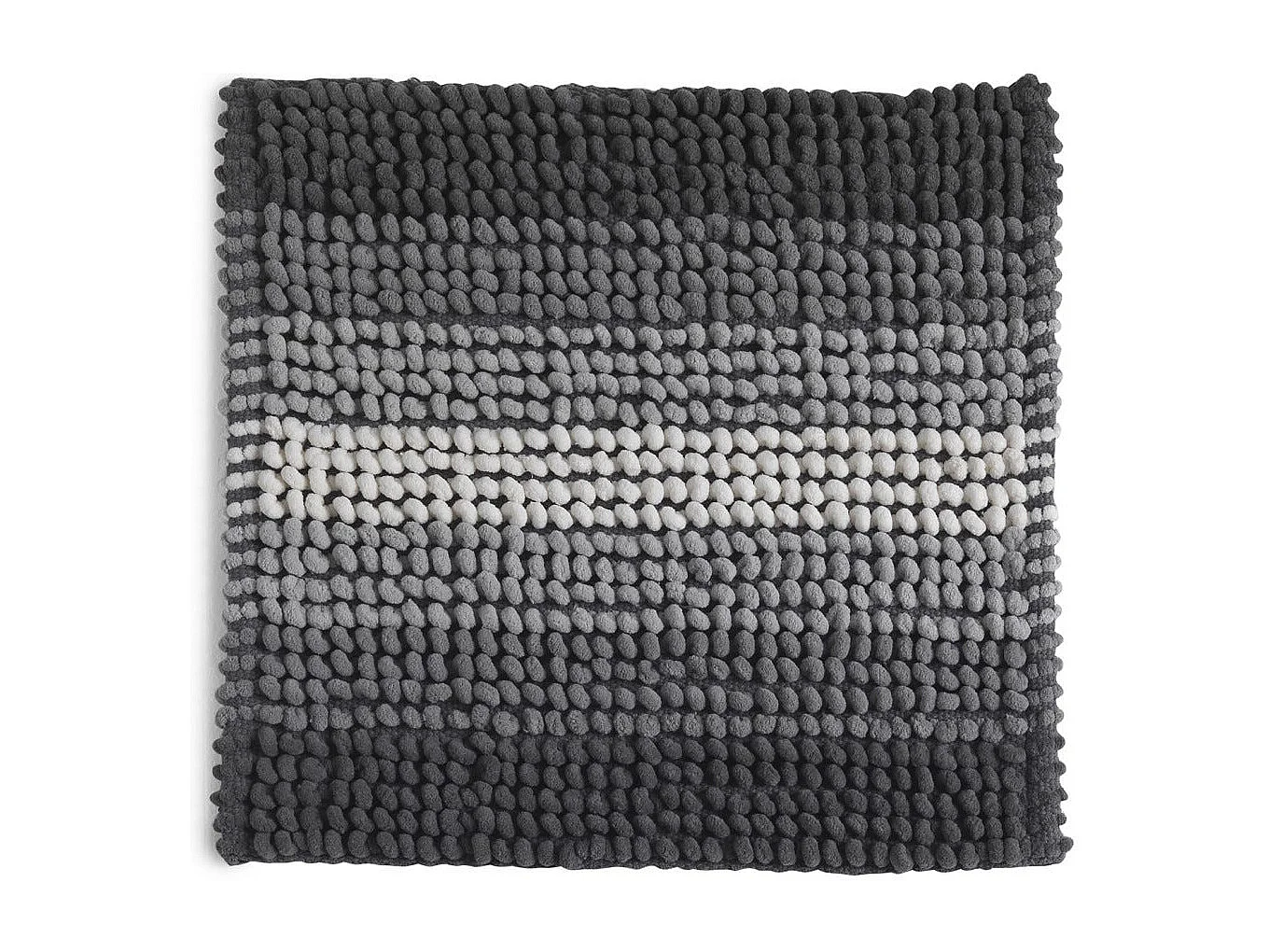 Tapis De Bain Gris Antidérapant 50X50  | Benjamin
