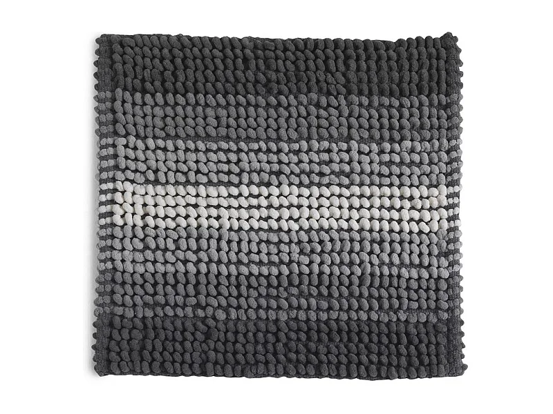 Tapis De Bain Gris Antidérapant 50X50  | Benjamin