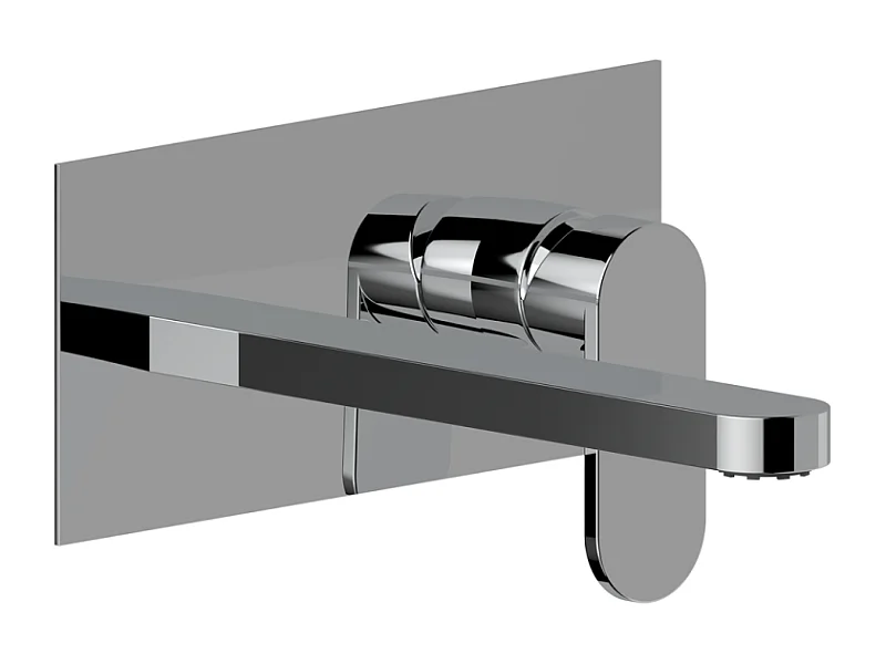 Ensemble Externe Pour Robinet Mural Chromé Avec Longue Tige | Amalfi
