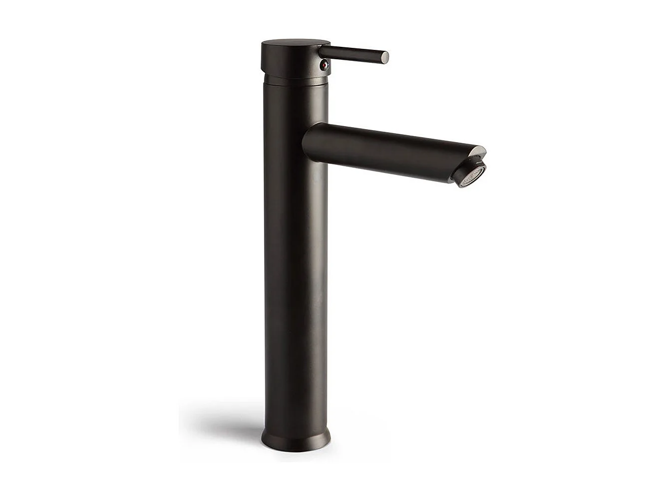 Mélangeur Haut Bec Pour Évier De Salle De Bain Noir Mat | Fassa