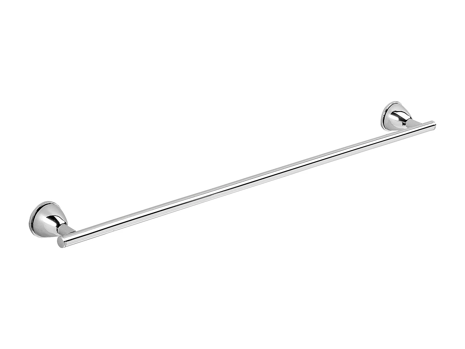 Porte-Serviettes Mural Cm 60 En Acier Chromé | Gemma