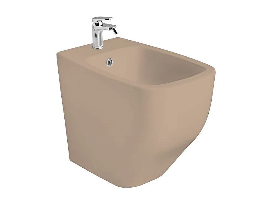 Bidet Au Sol Sable Mat | Mozart