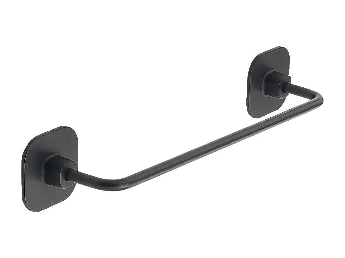 Porte-Serviettes Mural De 30 Cm En Acier Inoxydable Noir Mat  |Timo