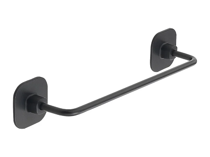 Porte-Serviettes Mural De 30 Cm En Acier Inoxydable Noir Mat  |Timo