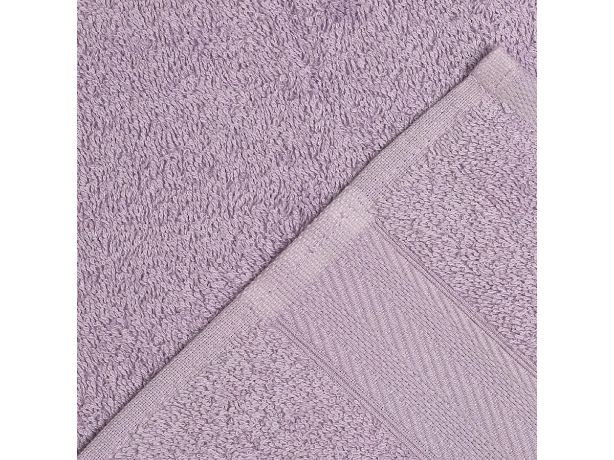 Ensemble De Serviettes De Bain 3 Pièces Couleur Iris Coton Éponge | Teddy